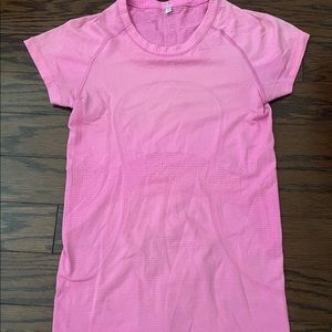 Pink Lulu Swiftly Tech Tee